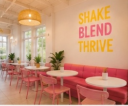 Cafe table seating concept