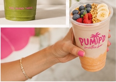 Fresh smoothie bowl concept